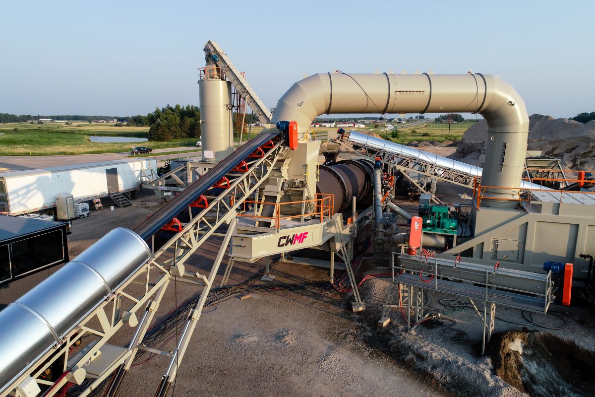 Conveyor Belt System for Asphalt Plant - CWMF